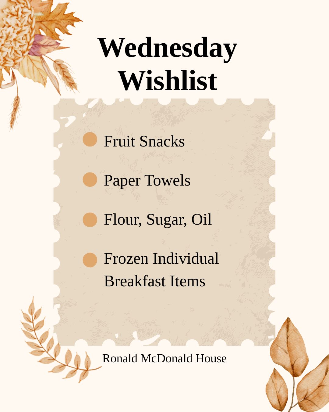 Wish list Wednesday