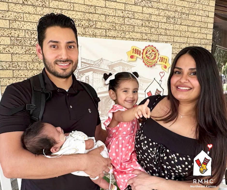 Jacob, Alexa, Athaliha and Benzaleel Bermudez Ronald McDonald House Northeast Kansas family of the year 2026.