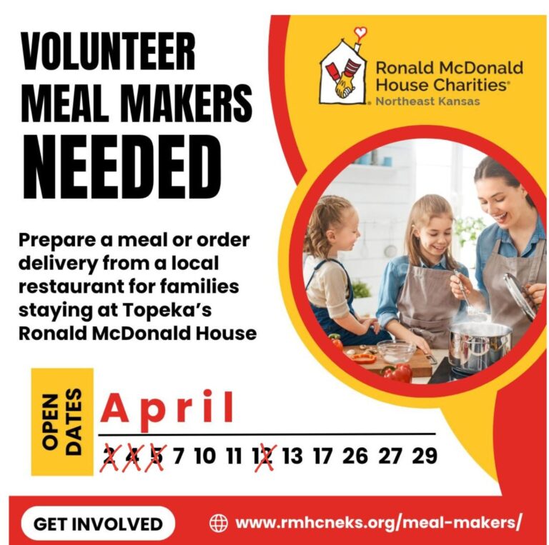 April meal makers needed